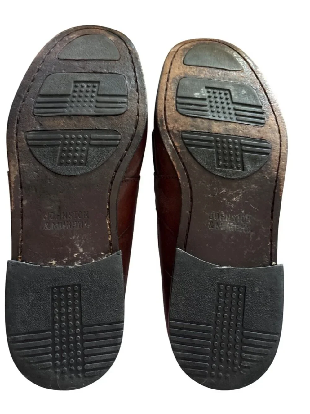 Vintage Johnston & Murphy Mens Brown Leather Tassel Loafers Size 9.5M